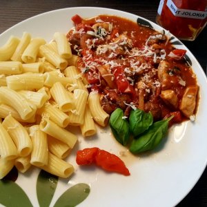 Hühnchen-Champignon-Eintopf