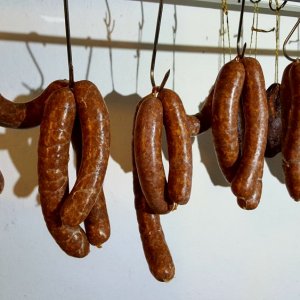 Kolbász beim durchbrennen