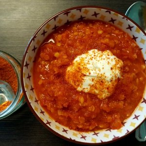 Tomaten-Linsen-Eintopf