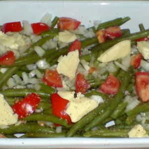 Rosmarin Bohnen mit Parmesan