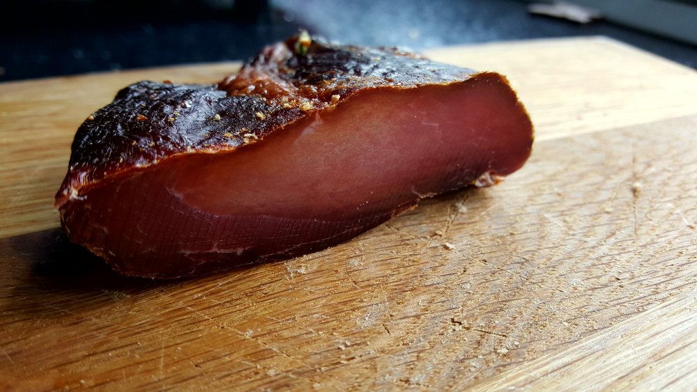 Aribibi Gusano Schinken angeschnitten