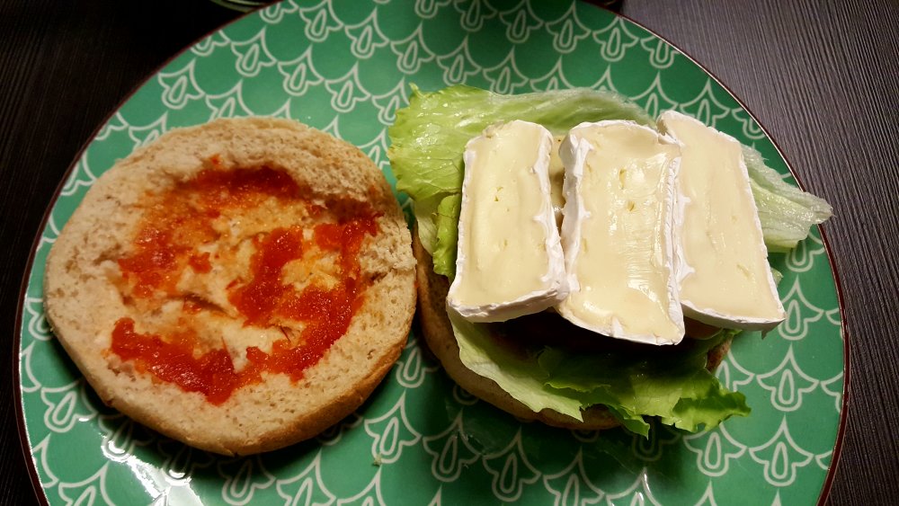 Camembert drauf