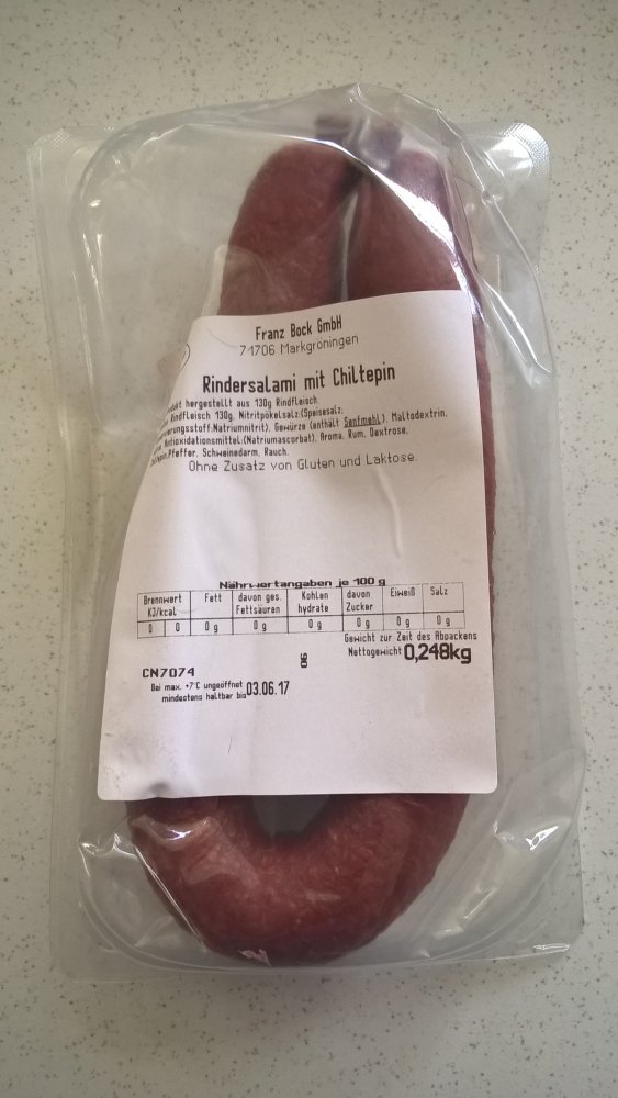 Chiltepin-Rindersalami