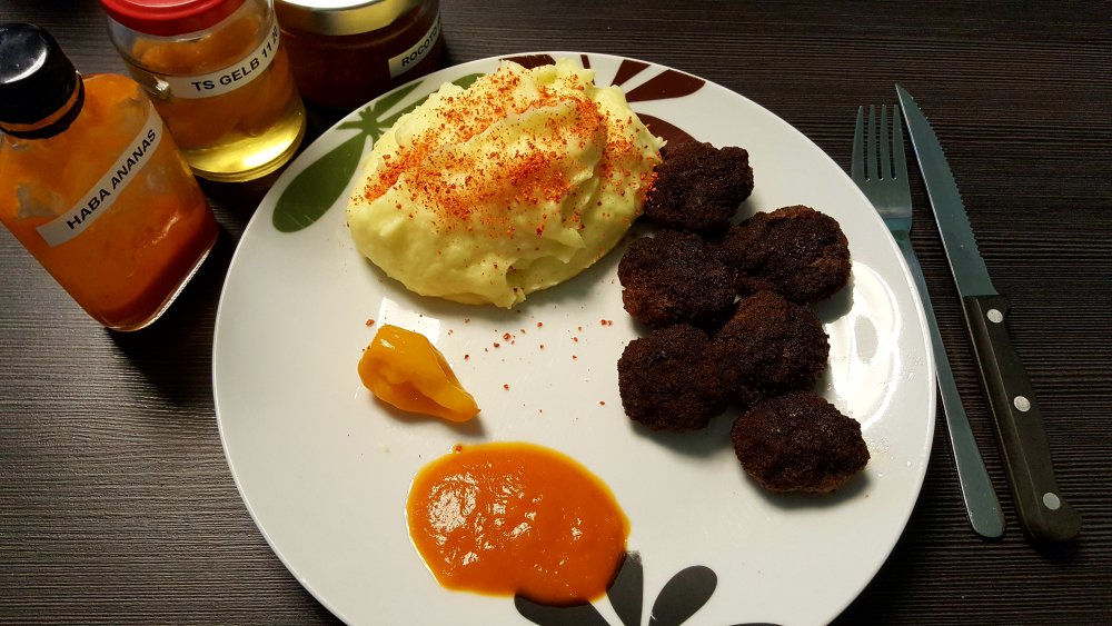 Fleischküchle in Leinsamenmehl