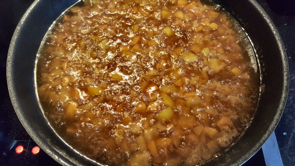 Gelbe Riesen anbraten