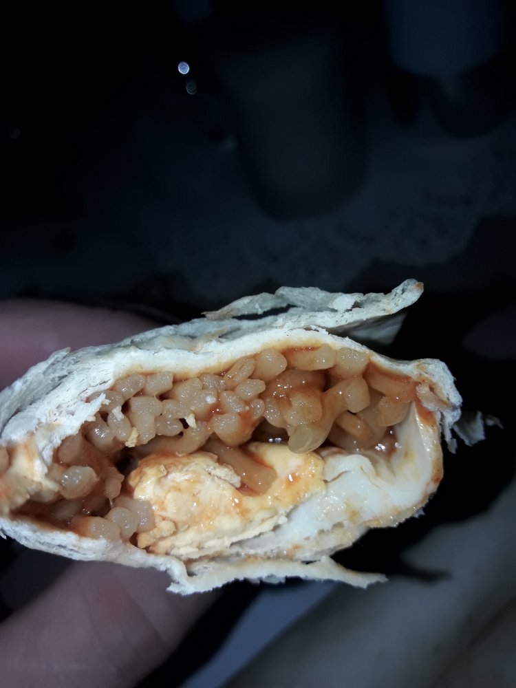Samyang Hot Chicken Wraps mit Ei