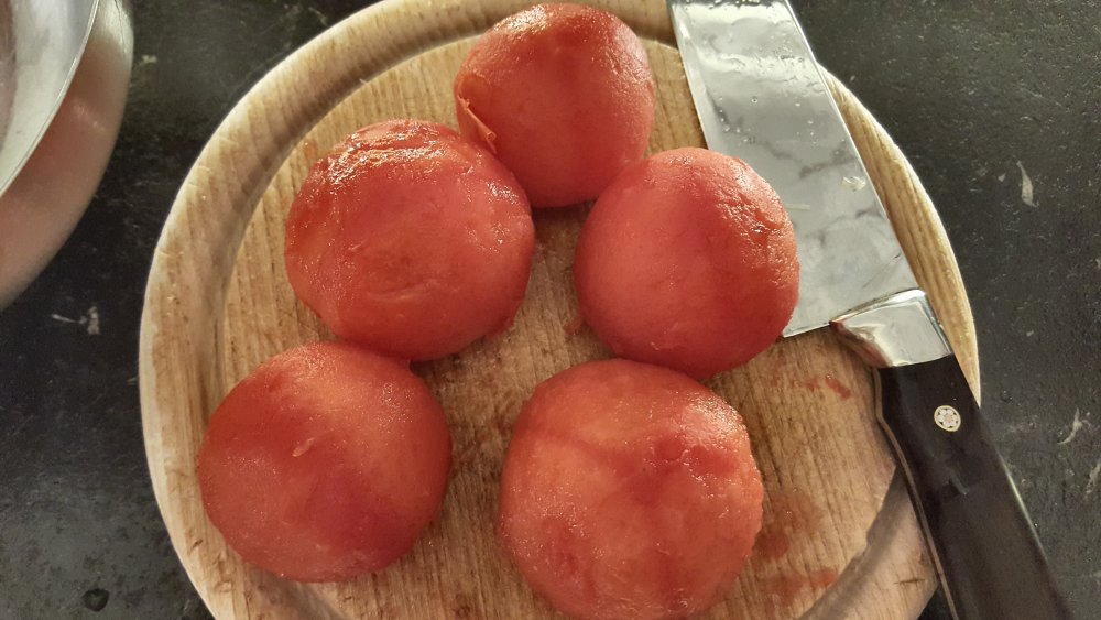 Tomaten geschält